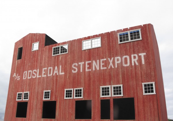 Ødsledal Stenexport under bygging