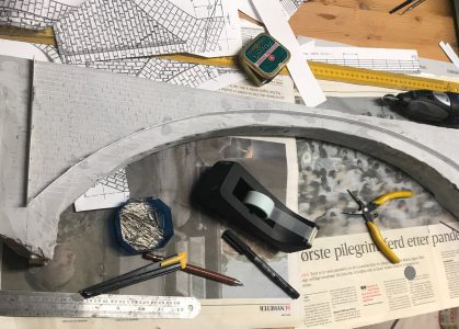 Byggingen av den egentlige modellen av Orkla bro – 2  (Opprissing og da sannheten kom for en dag)